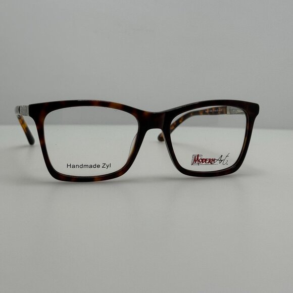 Modern Art Eyeglasses Eye Glasses Frames A606 Tortoise 52-18-140 - Picture 1 of 6